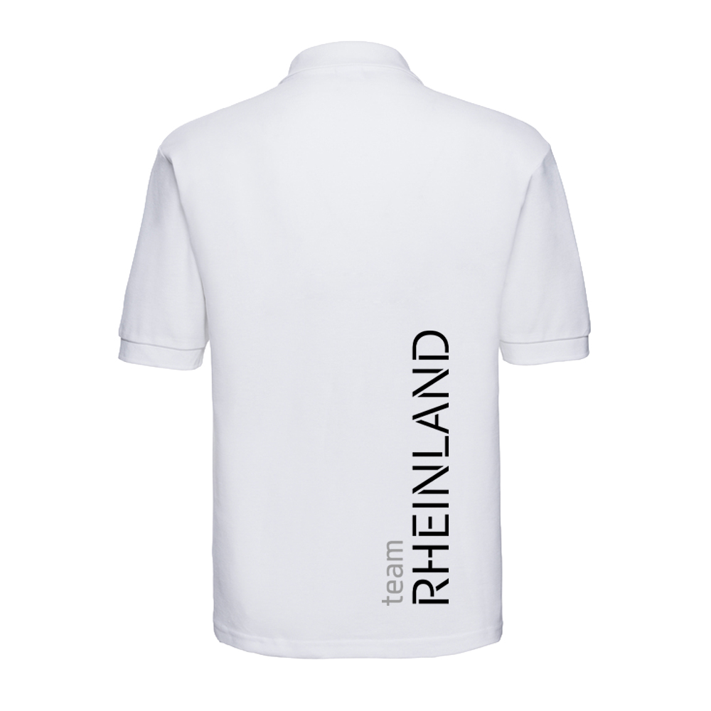 Team Rheinland Poloshirt Herren weiß M