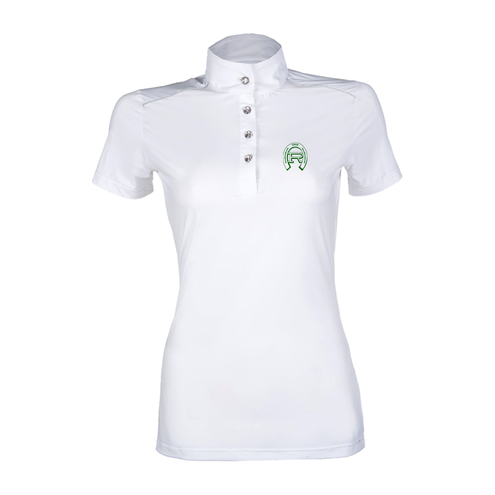 Kader Reiten HKM Turniershirt -Premium- weiß Druck