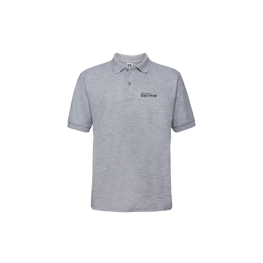 Team Rheinland Russel Poloshirt Kids grau 7/8