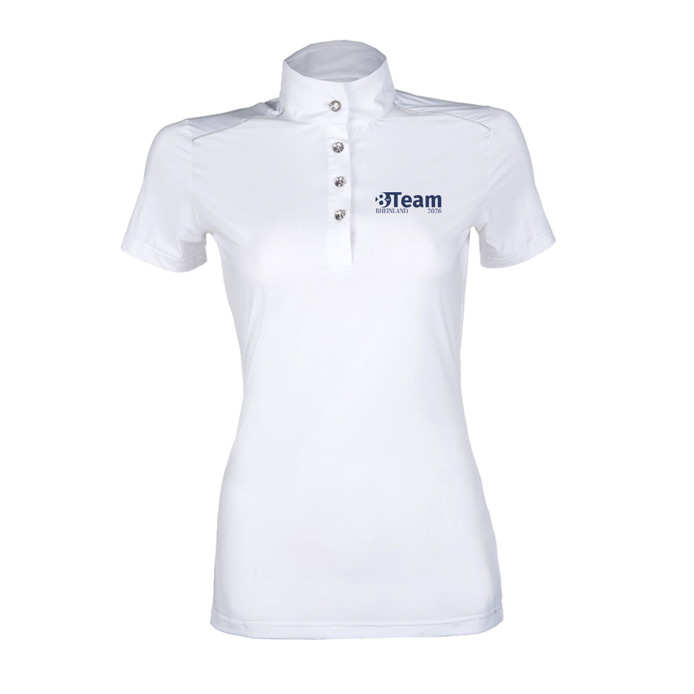 8er Team HKM Turniershirt -Premium- weiß Druck