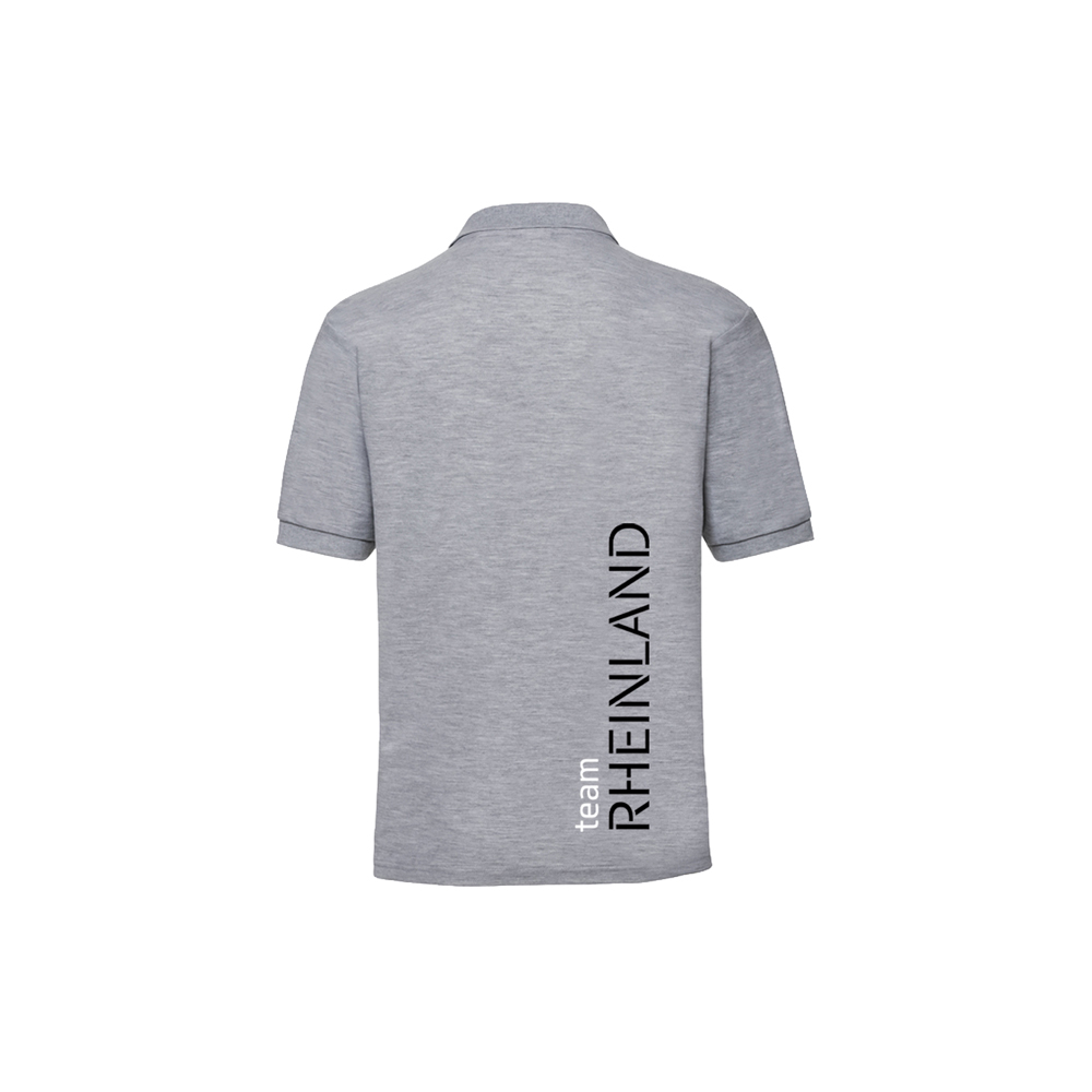 Team Rheinland Russel Poloshirt Kids grau 7/8