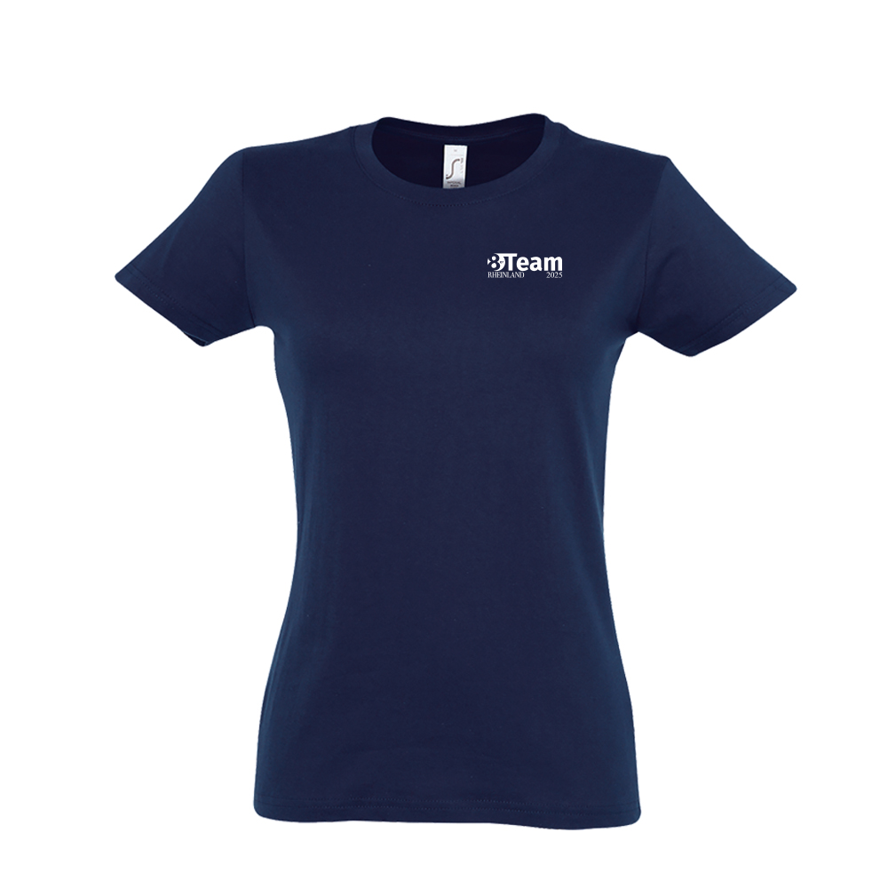 8er Team Sol´s Imperial T-Shirt Damen navy Druck