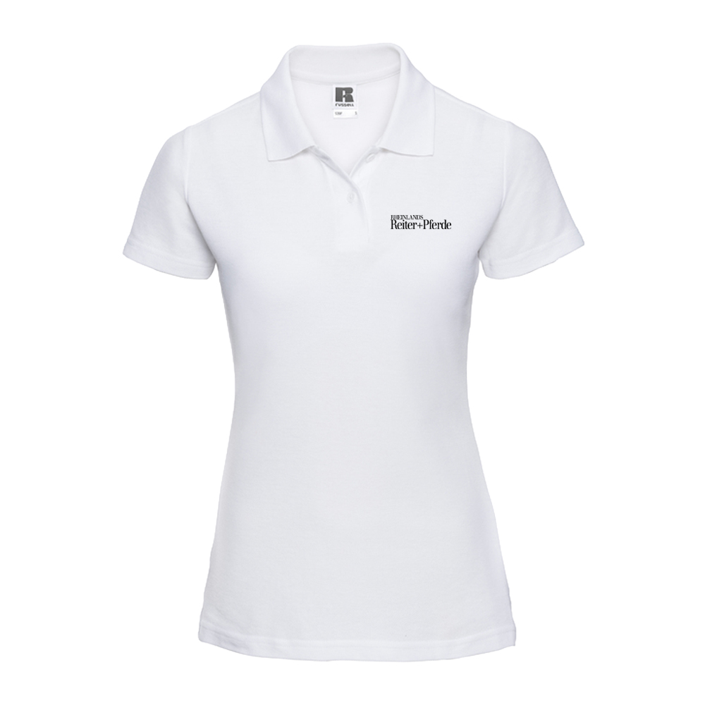 Team Rheinland Poloshirt tailliert weiß M