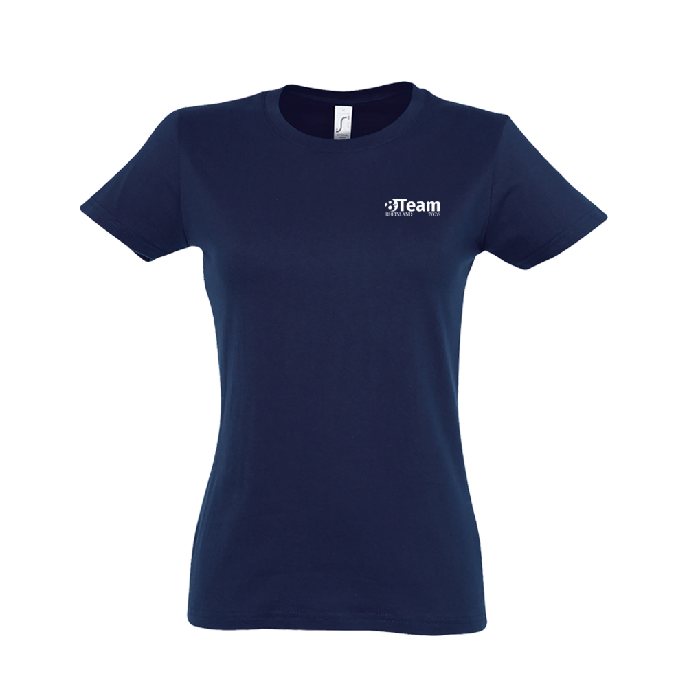 8er Team Sol´s Imperial T-Shirt Damen navy Druck