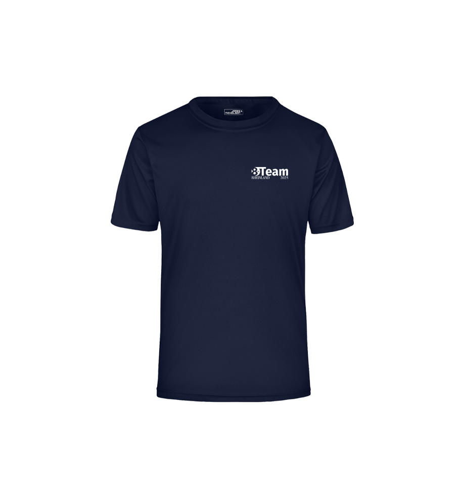 8er Team JN358K Activ Tee Kinder Druck Navy Druck