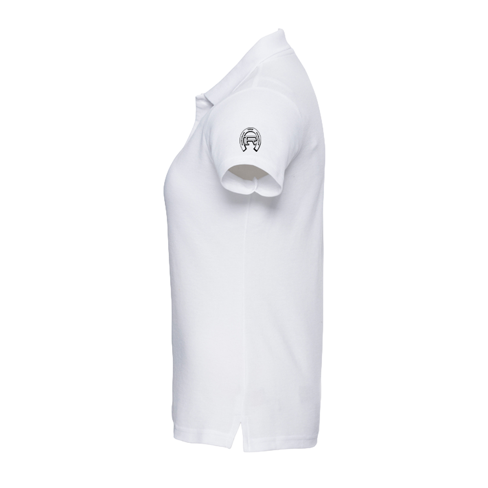 Team Rheinland Poloshirt tailliert weiß M