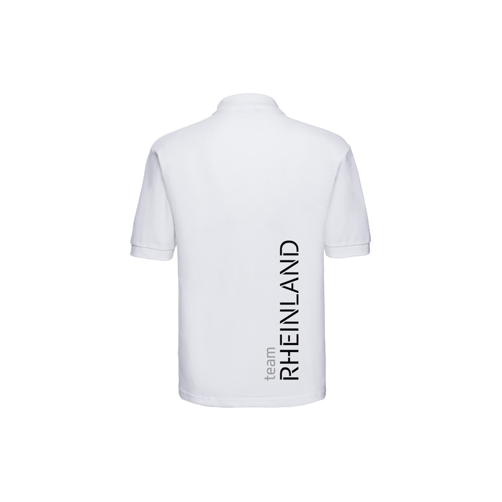 Team Rheinland Russel Poloshirt Kids weiß 9/10
