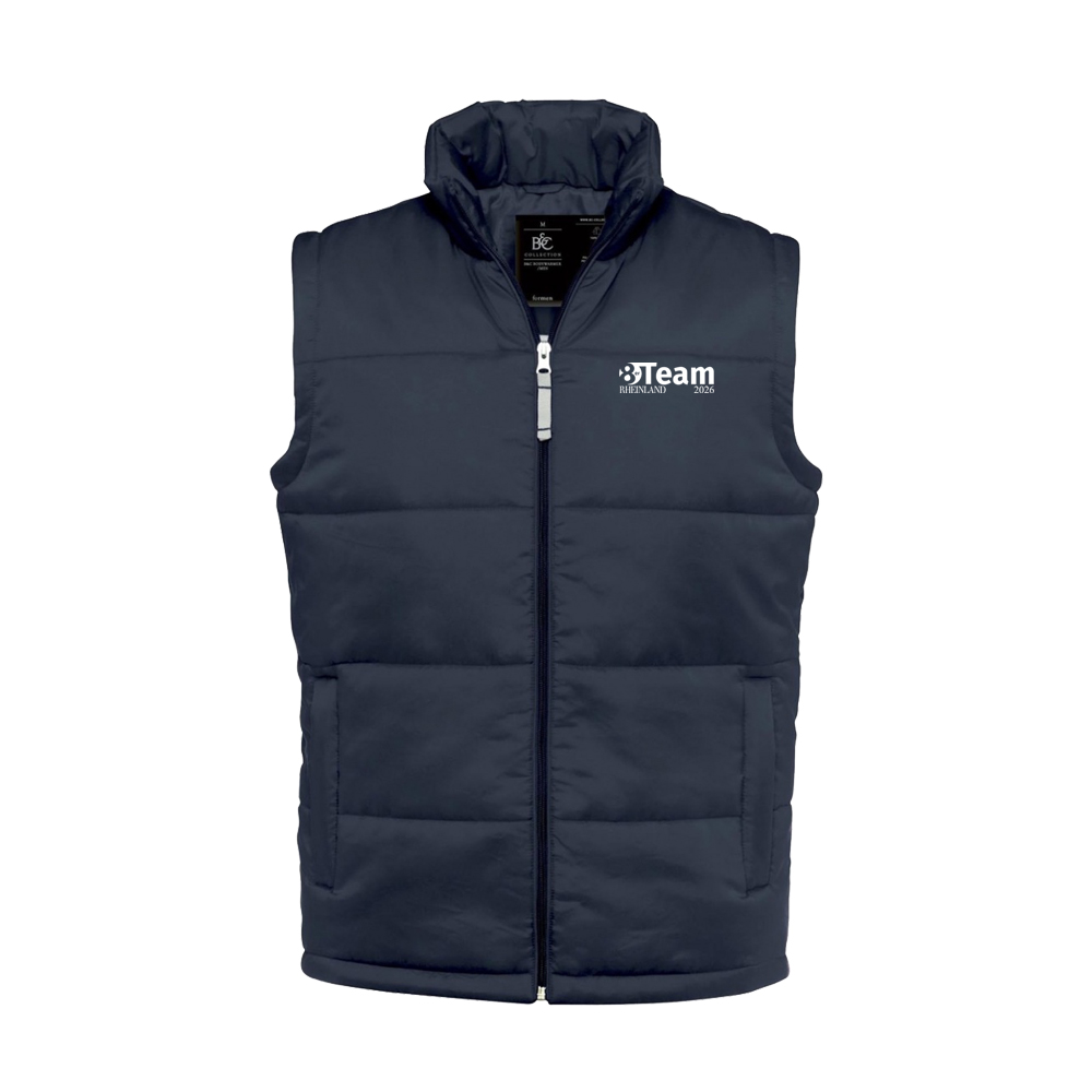 8er Team B&C Herren Thermo Weste mit Stick